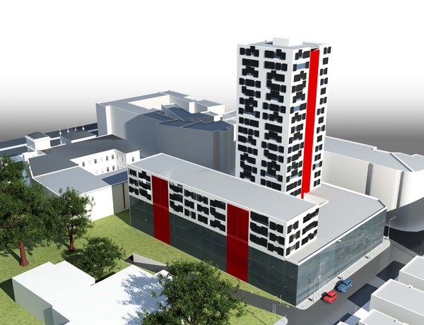 residential office buildings 3ds - Office and residential by studiorender